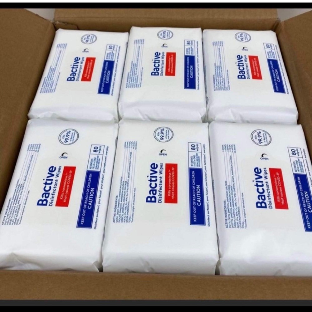 Bacteria hand wipes kills 99.9% germs